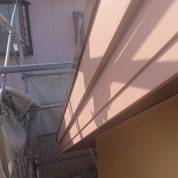 沼津市にて戸建の外壁、屋根、軒天、破風、樋塗り替え工事④